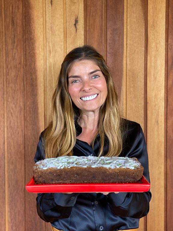 Bolo de Aveia com Maçã
