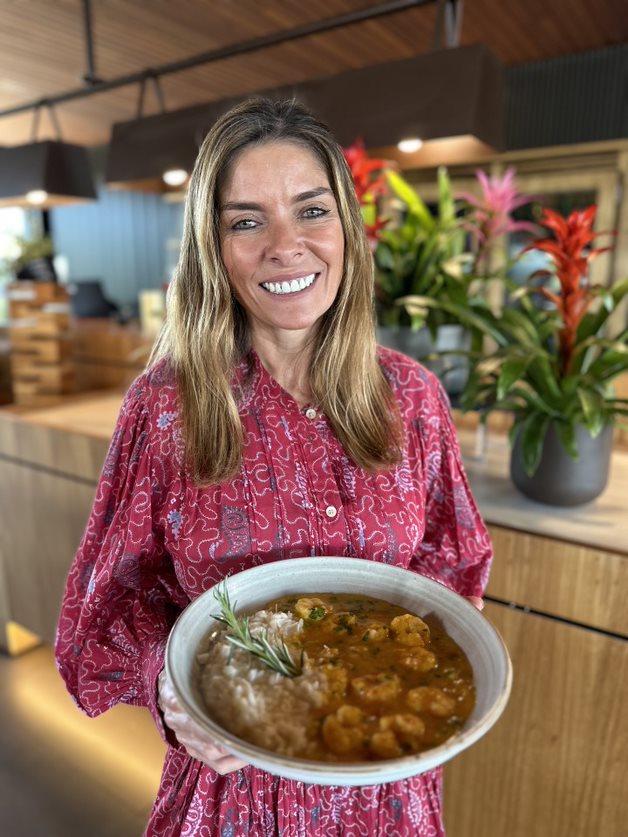 Bobó de camarão com Arroz Cremoso de coco