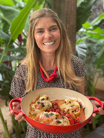 Couve Flor a parmegiana 