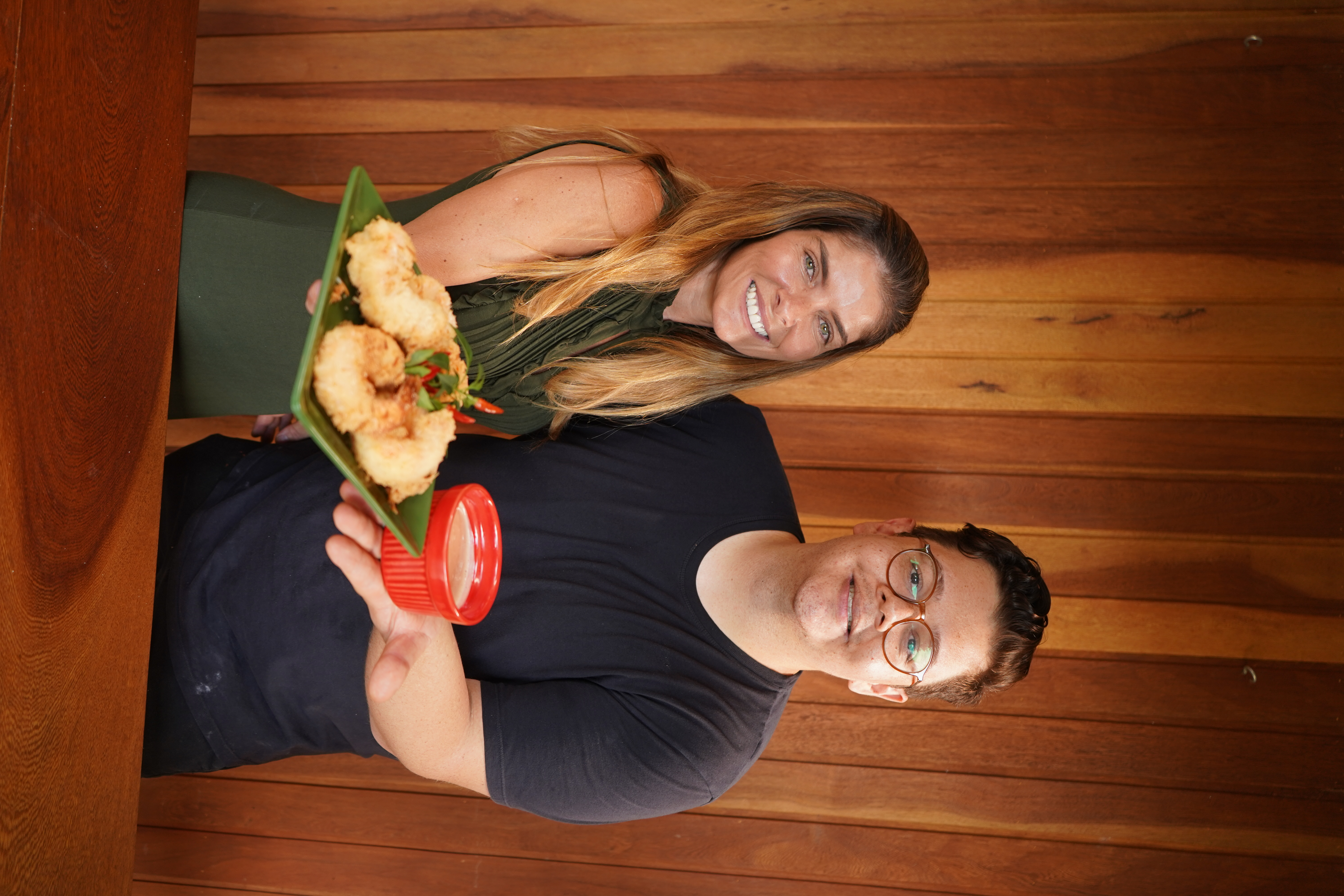 Camarão com Leite de Coco ao Molho Golf com a Chef Taiza Krueder e Chef Cristiano Penteado