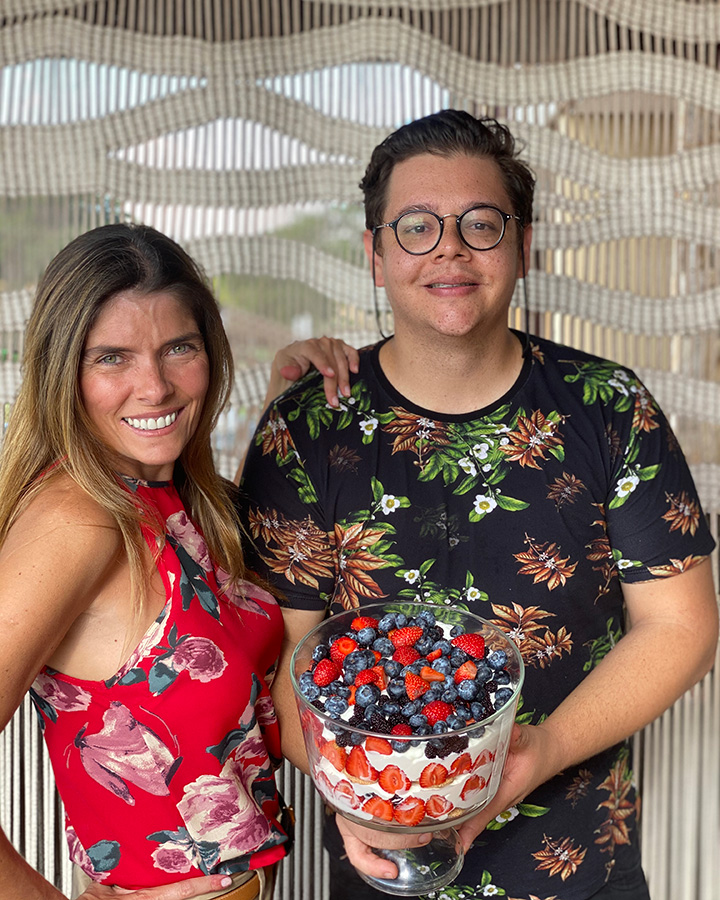 Suspiro e Merengue de Frutas Vermelhas