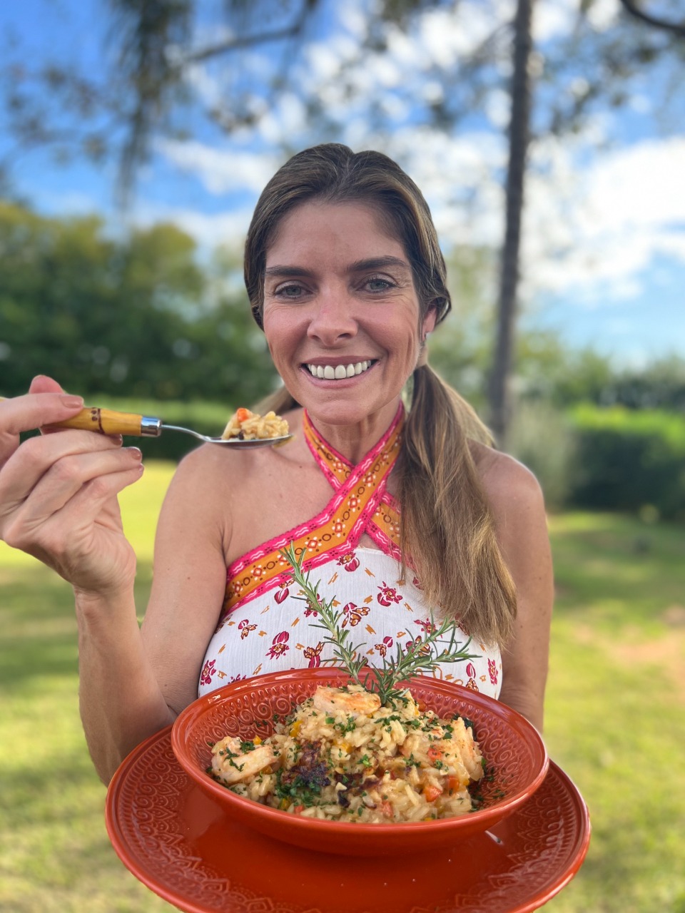 Arroz com camarão
